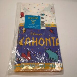 Disney Pocahontas Party Express Table Cover Nappe Mantel 54 x 89 New Sealed